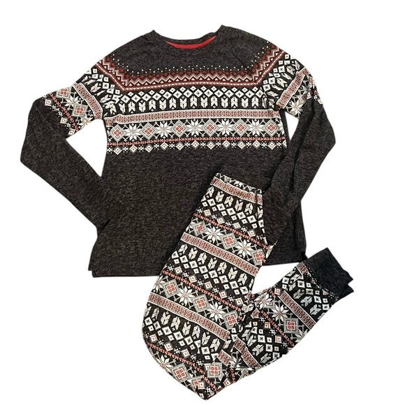 Cuddl Duds Other - Cuddl Duds Women’s S Pajama Set - Black White Red